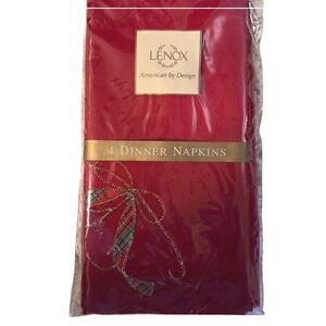 BNWT Lennox Christmas Napkins, set of 4